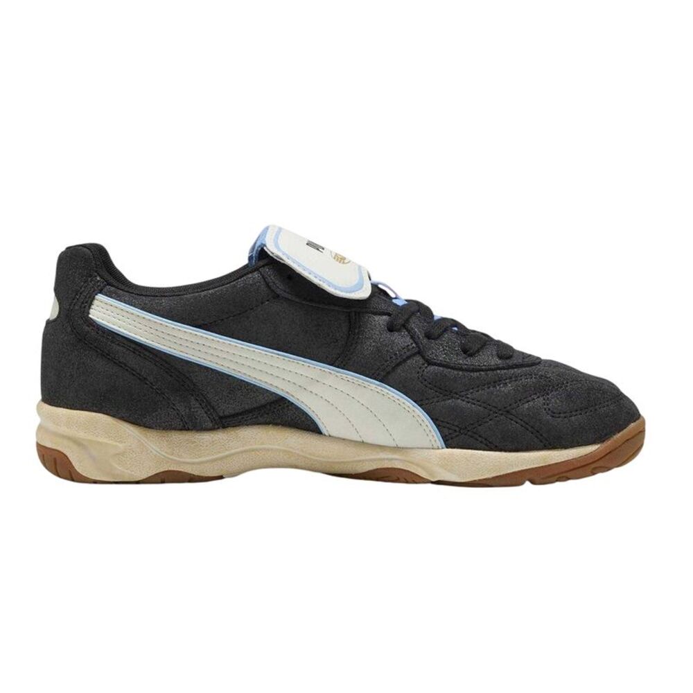 Puma Mens King Suede Indoor Football Shoes / Puma Black